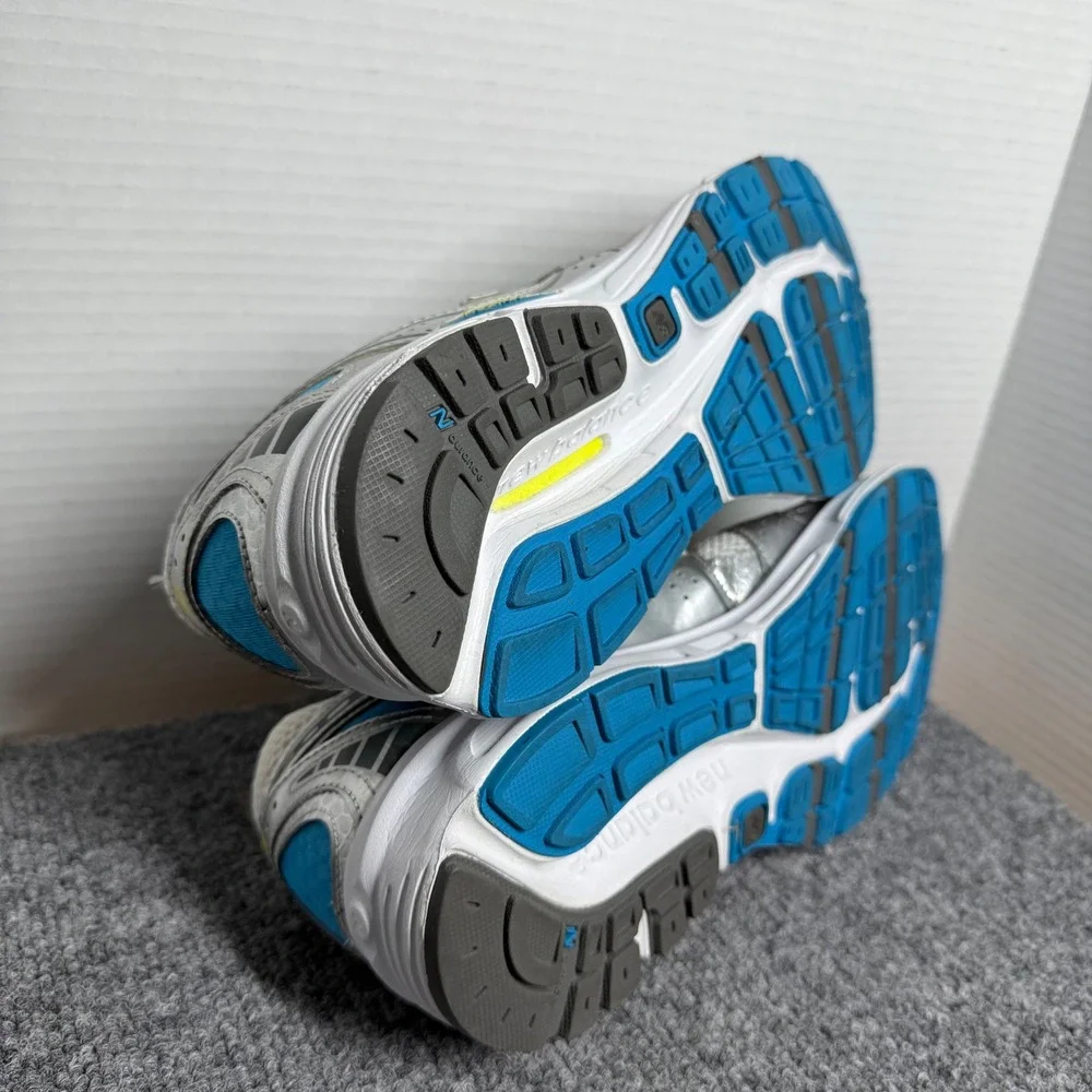 New Balance 480 Womens 11 Running Sneakers Silver Blue ABZORB Made in USA